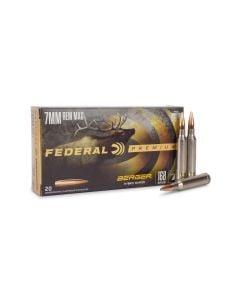Federal 7mm Rem Mag 168 Gr Berger Hybrid Hunter (Box)
