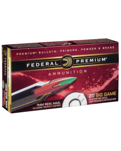 Federal Premium 7mm Rem Mag 150 Grain Trophy Copper (Box)