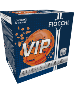 Fiocchi Exacta Target 28 Gauge 2.75 3/4 oz 8 Shot 28VIP8 (Box)