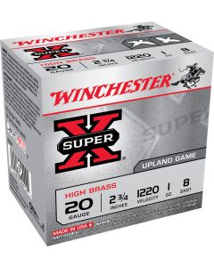 Winchester Super X 20 Gauge 2.75 1 oz 8 Shot X208 (Box)