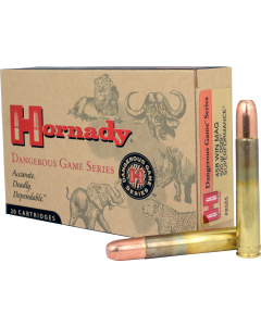 Hornady Dangerous Game 458 Win Mag 500 Grain Dangerous Game Solid (Box)