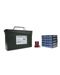Federal PS 12 Gauge 2.75 1-1/4oz 000 Buck 50 Rounds In Ammo Can