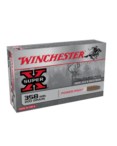 Winchester Super X 358 Win 200 Grain Power-Point Ammunition (Box) / Rebate Eligible