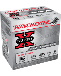 Winchester Super X 16 Gauge 2.75 1 1/8 oz 6 Shot X16H6 (Box)
