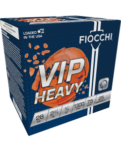 Fiocchi Exacta Target 28 Gauge 2.75 3/4 oz 7.5 Shot 28VIPH75 (Box)