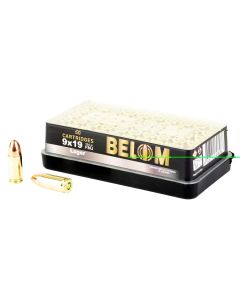 Belom 9mm 124gr Full Metal Jacket Ammunition