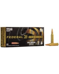 Federal Gold Medal 223 Remington 73 Grain Berger BT Target