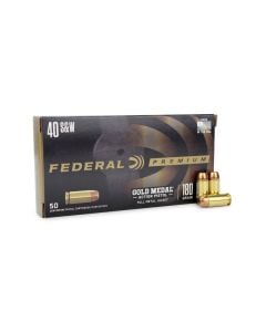 Federal Premium Gold Medal 40 S&W 180 Gr FMJ (Box)