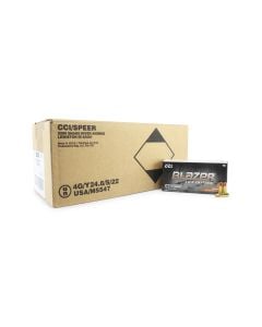CCI Blazer Brass 30 Super Carry 115 Grain FMJ Flat Nose (Case)