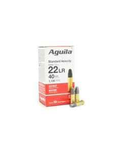 Aguila Standard Velocity 22 LR 40 Gr Lead Solid Point (Box)