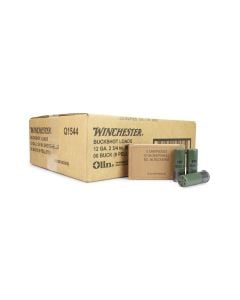 Winchester Military Grade 12 Gauge 2.75" 9 Pellets 00 Buck Shot (Case)