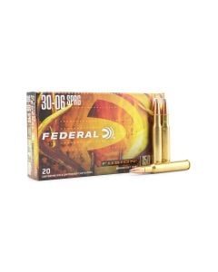 Federal Fusion 30-06 Springfield 150 Gr Bonded Soft Point (Box)