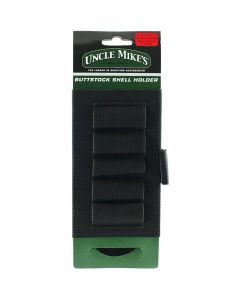 Uncle Mike's Shotgun Shell Holder - Kodra Black, 5 Shell