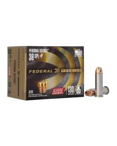 Federal Premium 38 Special 130 Grain Hydra-Shok Deep Hollow Point P38HSD1 (Box)