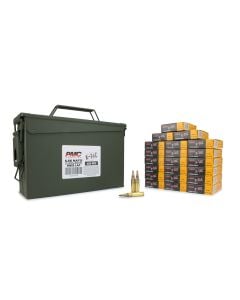 PMC X-TAC 5.56 NATO 62 Gr Green Tip LAP in Heavy Duty Ammo Can