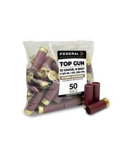 Federal Top Gun 12 Gauge 2.75" 1 oz 8 Shot Storm-Exposed Ammo 50 Round Bag (Limit 5)