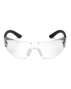 Pyramex Venture Gear Endeavor Plus Safety Glasses, Clear Lens and Black Frame