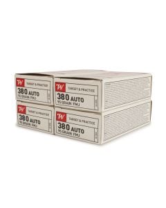 Winchester Target & Practice 380 ACP 95 Grain FMJ (Range Bundle)