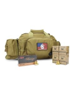 RTAC Medium Range Bag Bundle w/Winchester Service Grade 9mm 115 Gr FMJ  (200 Rounds) + PMC Bronze 9mm 115 Gr JHP (50 Rounds)