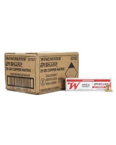 Winchester Game & Target 21 Sharp 25 Gr Copper Matrix (Case)