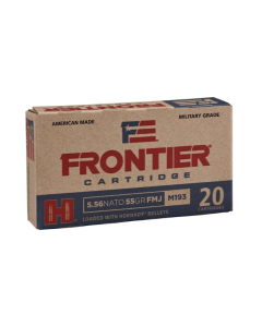 Hornady Frontier Military Grade 5.56x45mm NATO 55 Grain FMJ