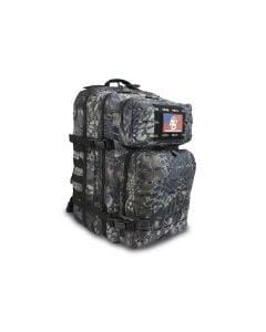 RTAC Large Lasercut MOLLE Backpack w/ Pistol Retention System (Black Python)