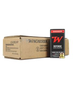 Winchester USA .380 ACP 95 Gr JHP (Case)