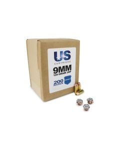 US Cartridge 9mm 124 Grain JHP (Law Enforcement Overrun)