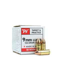 Winchester Target & Practice 9mm 124 Gr FMJ