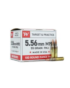 Winchester USA M193 5.56 NATO 55 Gr FMJ Ammo For Sale 100 Rounds