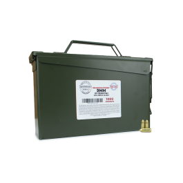 Sportsman's Select Remanufactured 9mm 115 Gr FMJ 1000 Rounds in Heavy Duty Ammo Can | Ammunition Depot