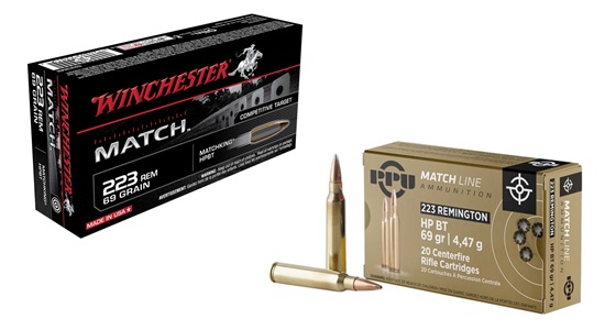 223 rem 69gr Match Hollow Point Boat Tail