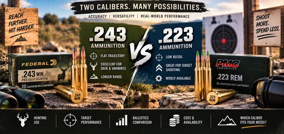 .243 vs .223 Ammunition