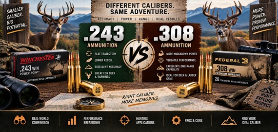 .243 vs .308 Ammunition