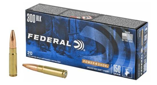 300 Blackout Federal Power-Shok 150gr JSP