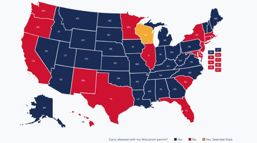 Concealed Carry Map