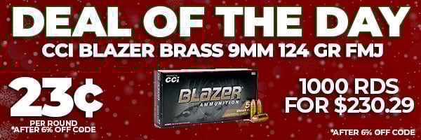 Deal of the Day: Sportsman's Select Remanufactured 9mm 115 Gr FMJ Ammo