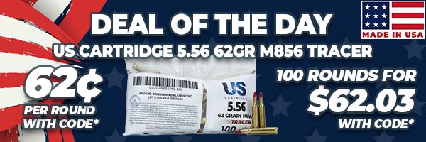 Deal of the Day: US Cartridge 5.56 62 Grain M856 Tracer Ammunition
