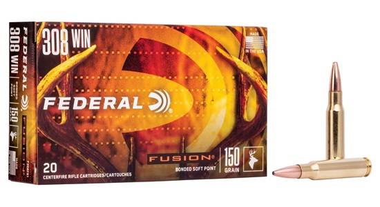 Federal Fusion 150gr Bonded Soft Point