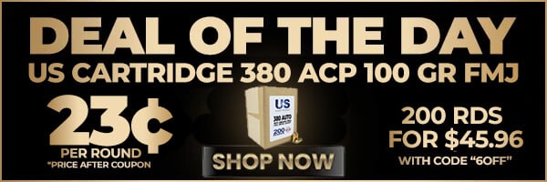 Black Friday 380 ACP FMJ Deal of the Day