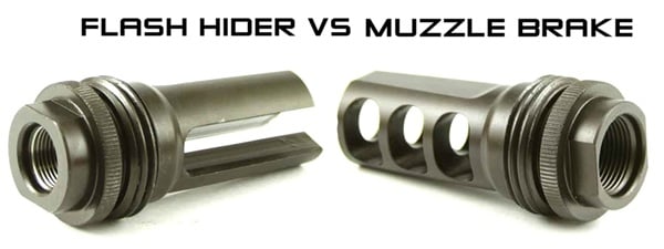 Flash Hider vs Muzzle Brake