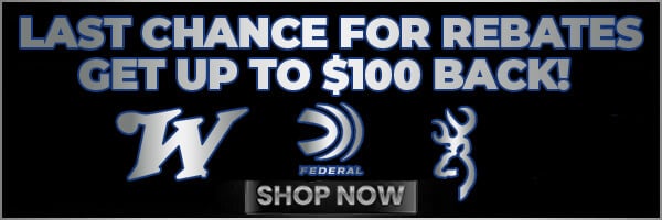 Last Chance for Federal, Winchester, and Browning Holiday Rebates