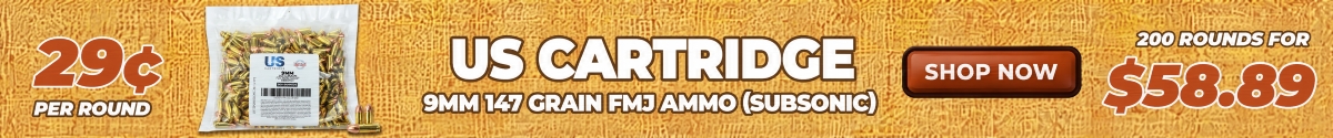 Deal of the Day: US Cartridge 9mm 147 Grain FMJ Ammo