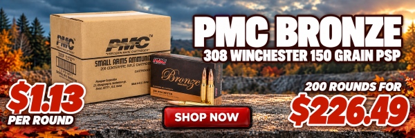 Deal of the Day: PMC Bronze .308 Win 150 Grain PSP Ammo