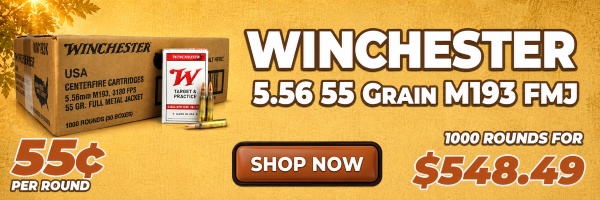 Deal of the Day: Winchester 5.56 55 Grain M193 FMJ Ammo