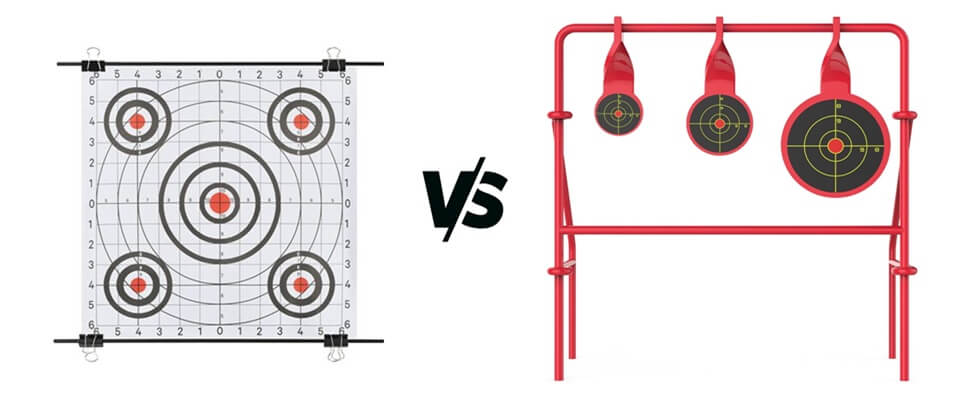 steel vs paper targets