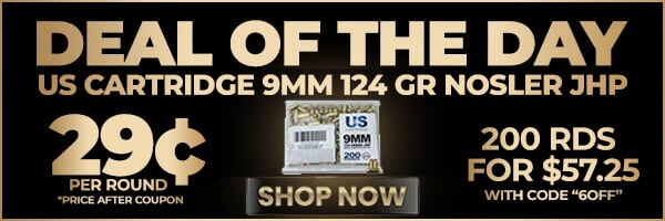 Deal of the Day: US Cartridge 9mm 124 Gr Nosler JHP