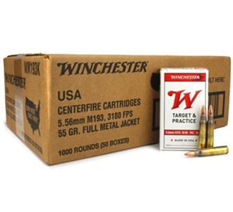 Winchester Lake City 5.56 55 Grain M193 FMJ